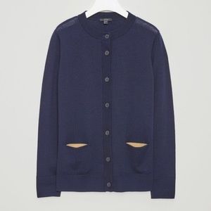 COS Contrast Pockets Cardigan